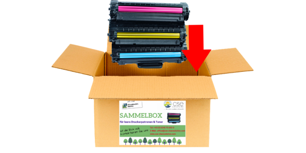 Sammelbox für Druckerpatronen